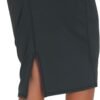 Women's High Waist Tummy Control Pencil Skirts Stretchy Bodycon Midi Skirt below Knee with Back Slit