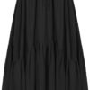 Scarlet Darkness Maxi Skirts for Women High Waist Renaissance Skirt Long Skirt with Pockets