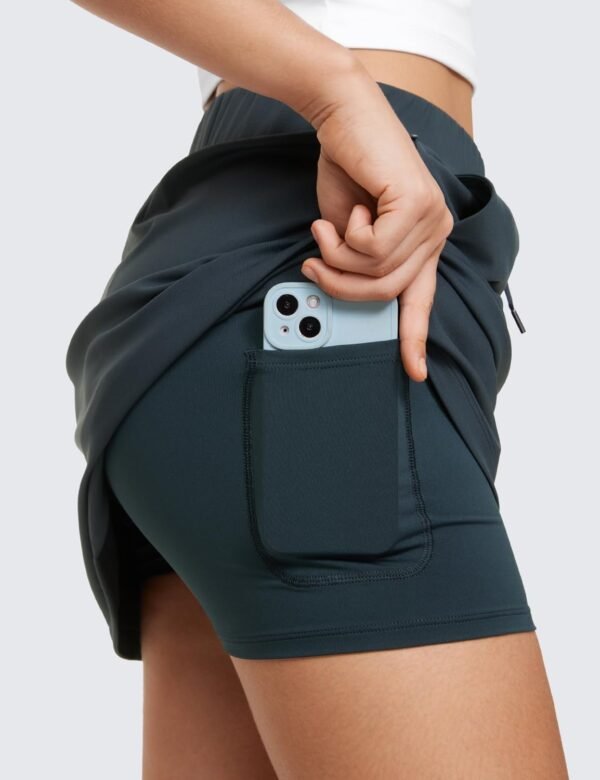 4-Way Stretch Skirts for Women High Waisted Work Casual Golf Tennis Skirt Skorts with 5 Pockets