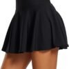 Women's Tennis Skirts High Waisted Tummy Control Pleated Golf Skorts for Woman with Shorts Pockets