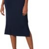 Women's Pull-On Knit Midi Skirt (Available in Plus Size)