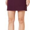 Women's Ponte Pull-On Mini Length A-Line Skirt