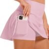Women's Tennis Golf Skirts High Waisted with Pockets Inner Shorts for Athletic Skorts Sports Running Pickleball