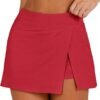Women's 2024 Summer Mini Skirt Tennis Athletic Inner Shorts Side Slit Workout Golf Bodycon Casual Skorts Clothes