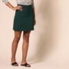 Women's Ponte Pull-On Mini Length A-Line Skirt