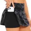 Women's Tennis Golf Skirts High Waisted with Pockets Inner Shorts for Athletic Skorts Sports Running Pickleball