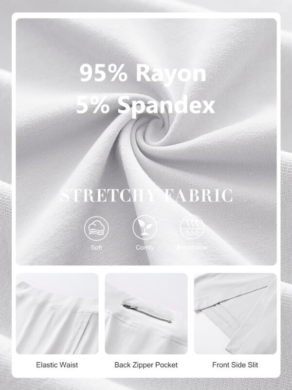 Women's 2024 Summer Mini Skirt Tennis Athletic Inner Shorts Side Slit Workout Golf Bodycon Casual Skorts Clothes