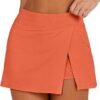 Women's 2024 Summer Mini Skirt Tennis Athletic Inner Shorts Side Slit Workout Golf Bodycon Casual Skorts Clothes