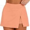 Women's 2024 Summer Mini Skirt Tennis Athletic Inner Shorts Side Slit Workout Golf Bodycon Casual Skorts Clothes