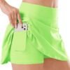 Women's Tennis Golf Skirts High Waisted with Pockets Inner Shorts for Athletic Skorts Sports Running Pickleball